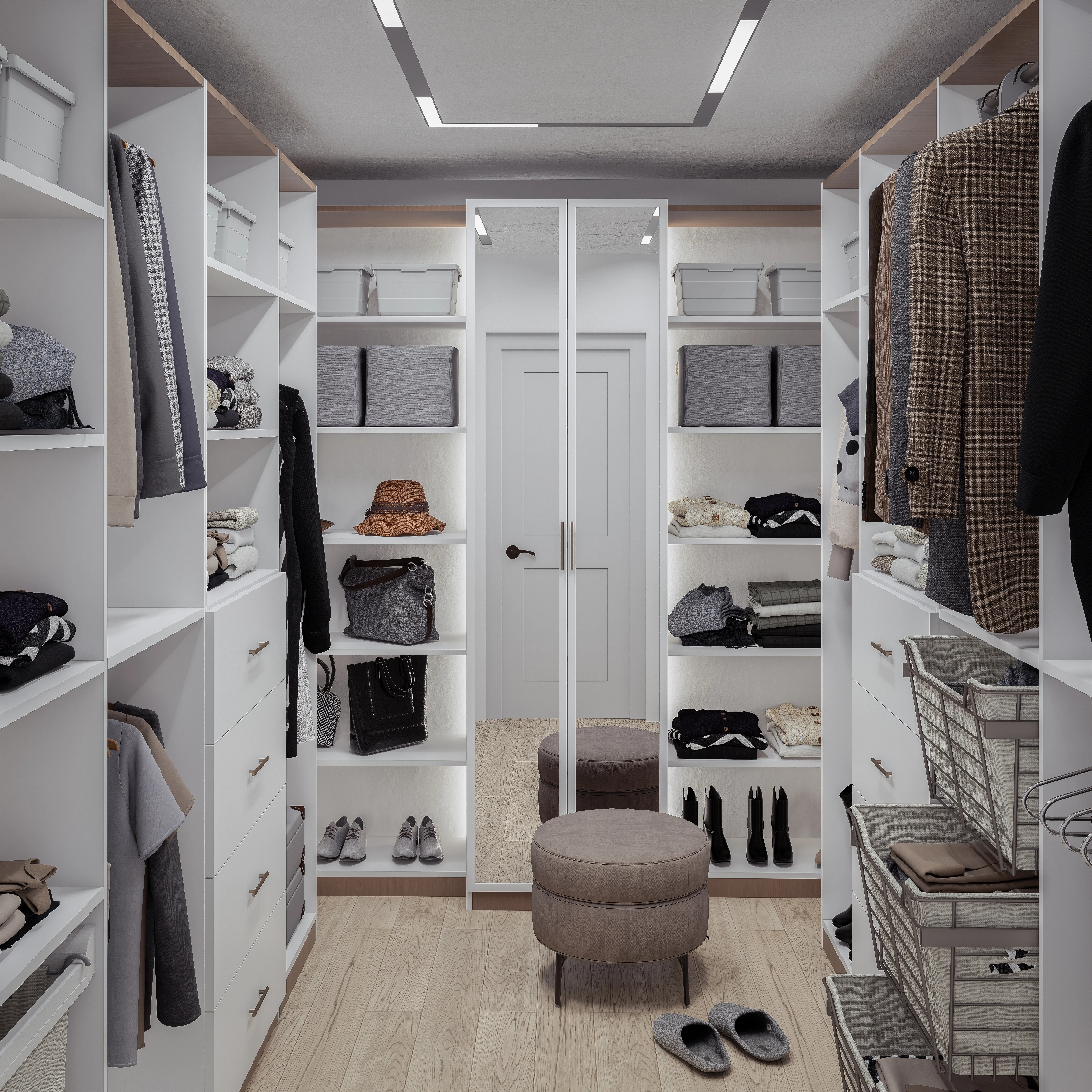 CUSTOM WALK-IN CLOSETS